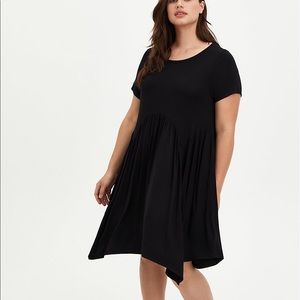 Torrid scoop-neck, skater dress, super-soft, worn twice